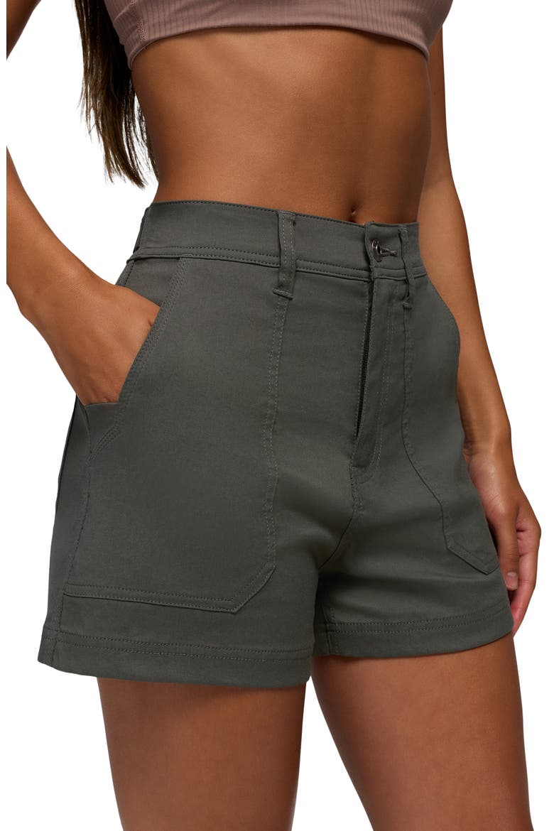 Stretch Zion Cargo Shorts, Alternate, color, SPRUCE