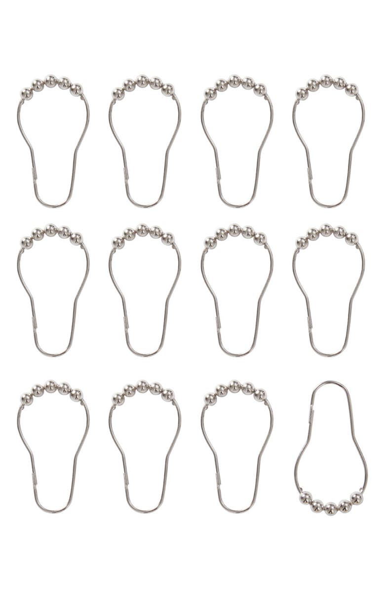 Jessica Simpson Floral Shower Curtain, Alternate, color, 