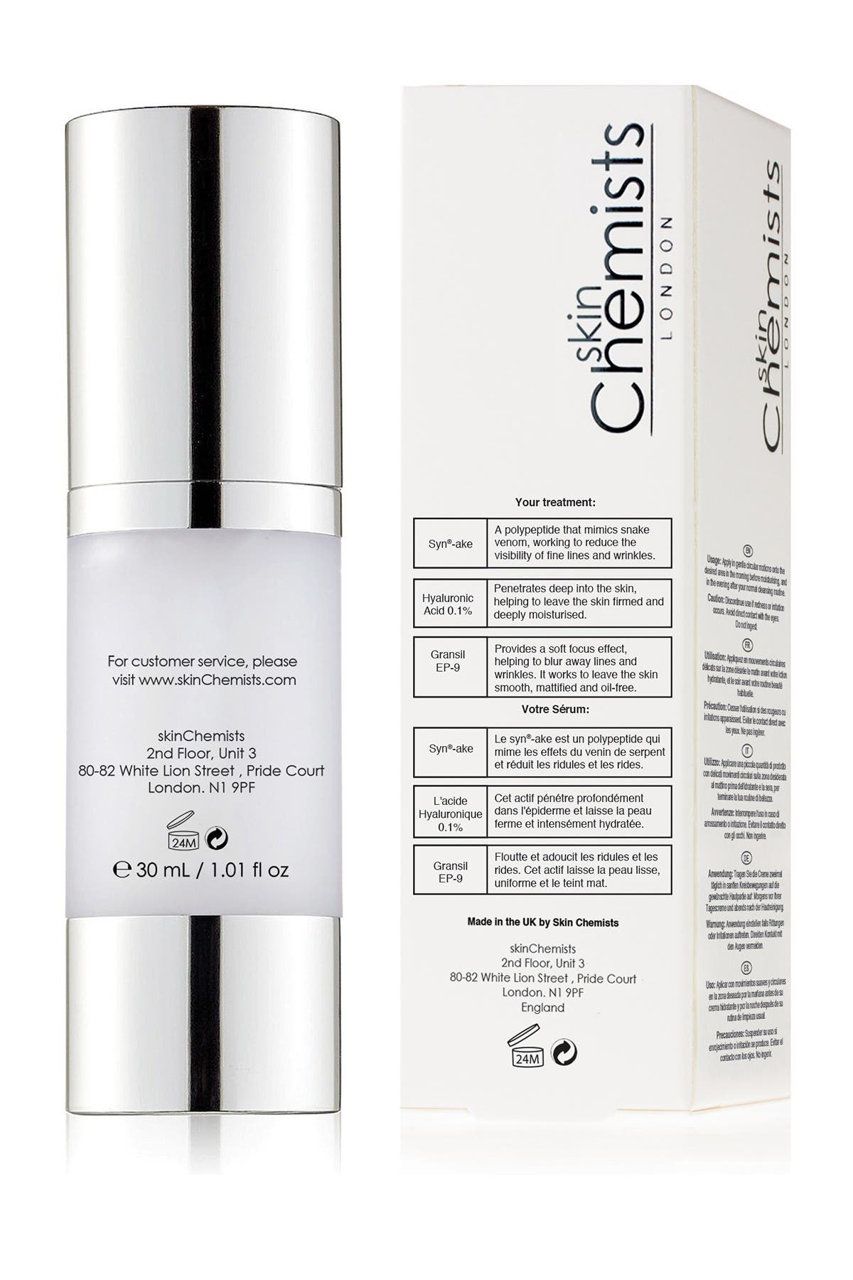 SKINCHEMISTS Wrinkle Killer Snake Serum+ (Women) | Nordstromrack