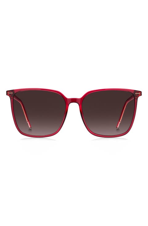 1523/S 57mm Gradient Square Sunglasses