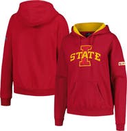 STADIUM ATHLETIC Women's Stadium Athletic Cardinal Iowa State Cyclones Big Logo Pullover Hoodie