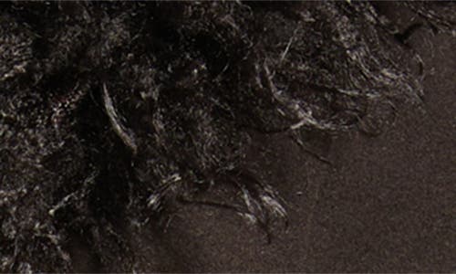 & Other Stories Faux Fur Trim Belted Recycled Wool Blend Coat In Brown