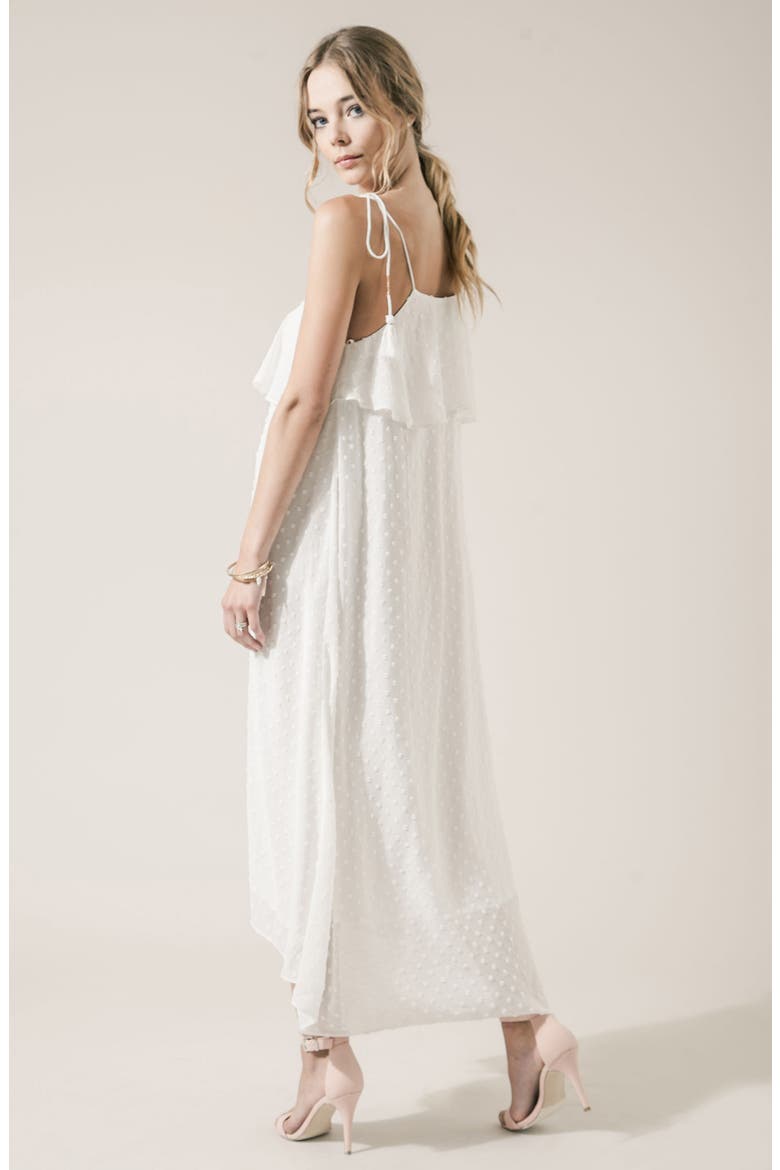 Swiss Dot Maxi Dress, Alternate, color, OFF WHITE