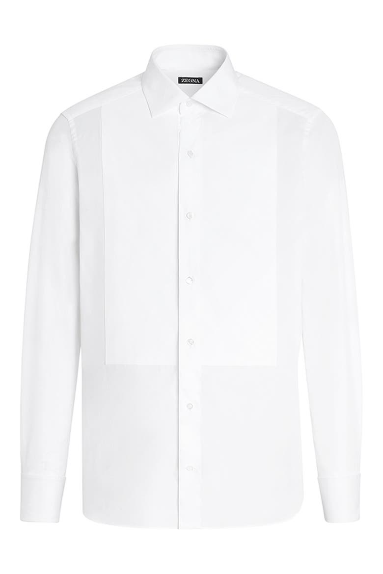 Regular Fit Tuxedo Shirt, Alternate, color, WHITE