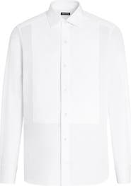 ZEGNA Regular Fit Tuxedo Shirt
