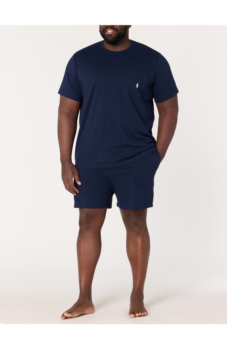 Polo Ralph Lauren Big & Tall Featherweight Pocket Tee, Alternate, color, Cruise Navy