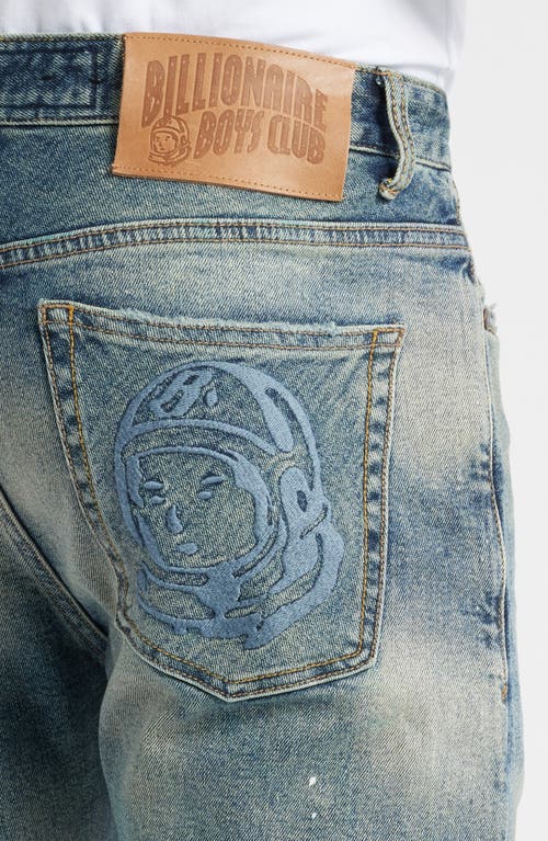 Billionaire Boys Club Bb Trek Distressed Slim Fit Jeans In Blue