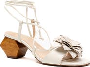 ASHLEY KAHEN Orchid Ankle Wrap Sandal