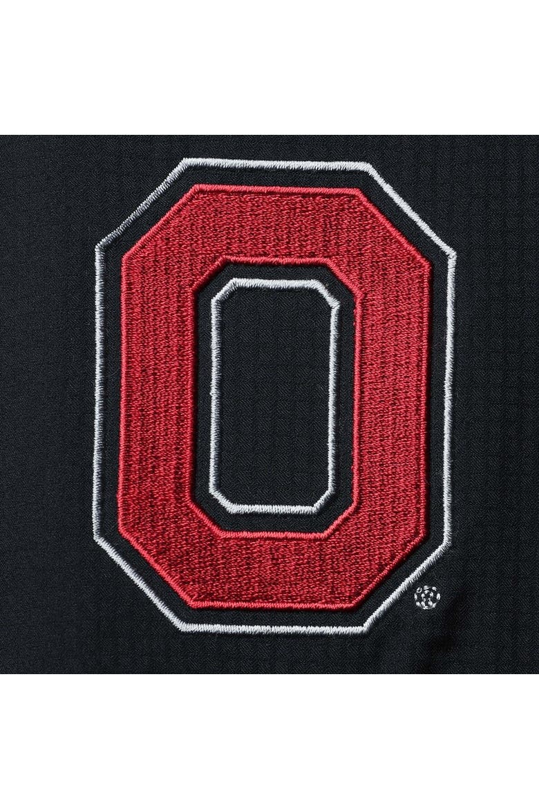 Men's Columbia Black Ohio State Buckeyes Big & Tall Tamiami Omni-Shade Button-Down Shirt, Alternate, color, Black
