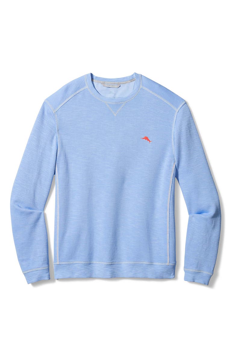 Tommy Bahama Tomma Bahama Tobago Bay Crewneck Sweatshirt, Main, color, Light Sky