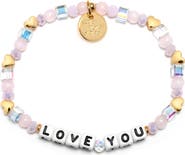 Little Words Project Love You Beaded Stretch Bracelet