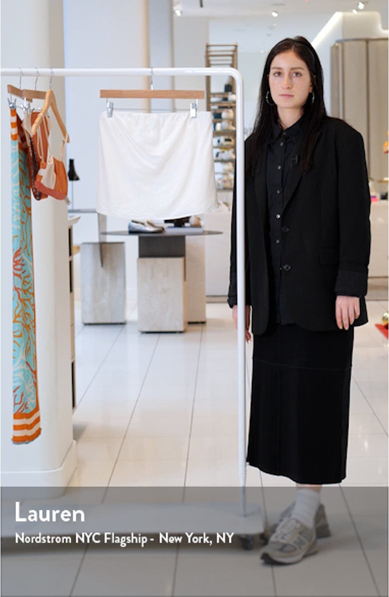 Jessamine Strapless Linen Blend Top, sales video thumbnail