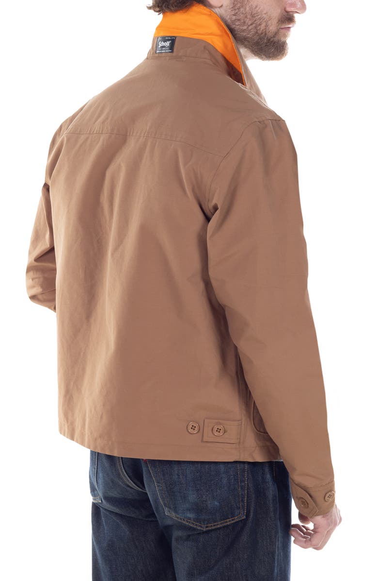 Schott NYC Waterproof Reversible Windbreaker Jacket, Alternate, color,