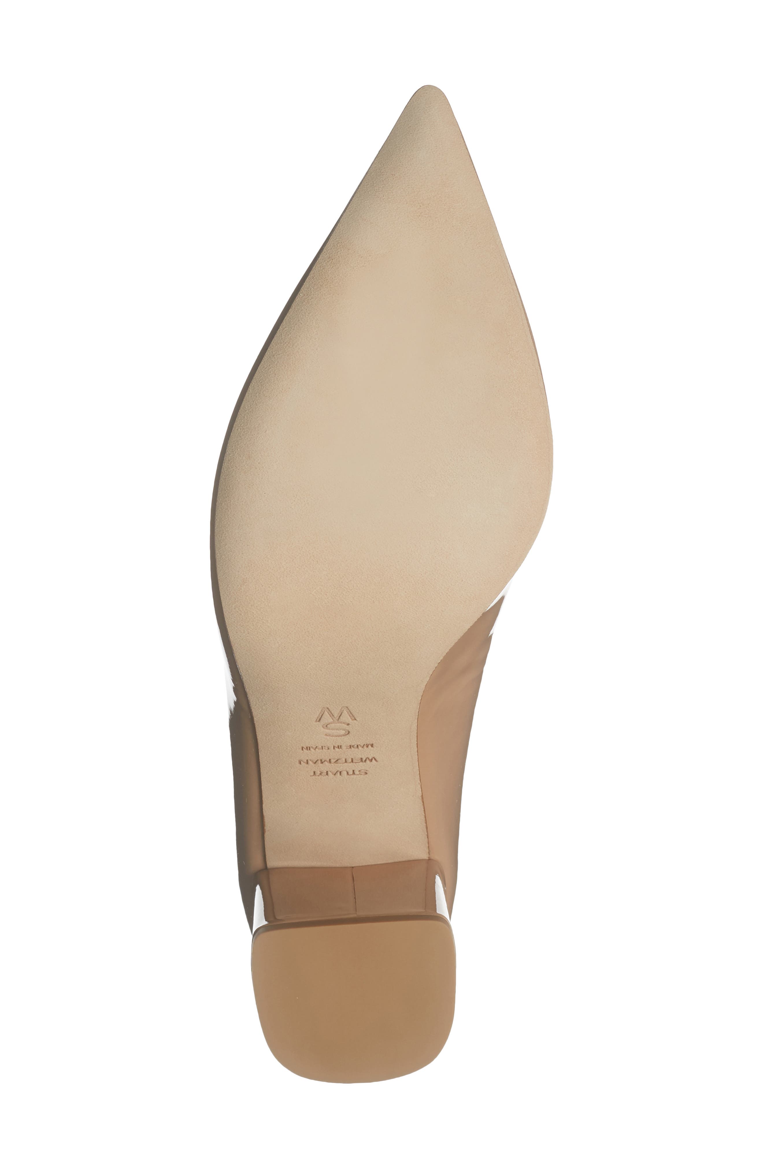 Stuart Weitzman Stuart Power Block 75 Pump, Alternate, color, Adobe