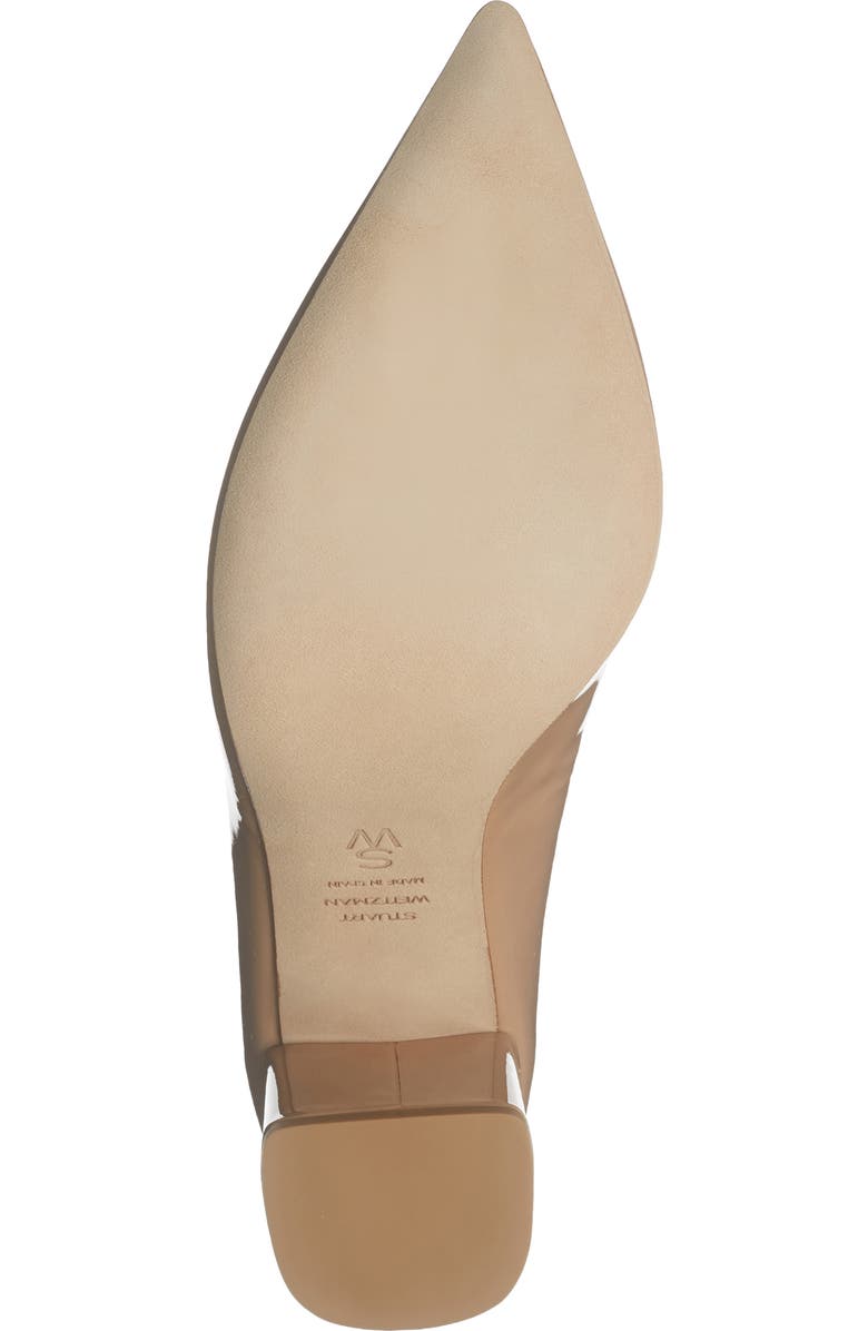 Stuart Weitzman Stuart Power Block 75 Pump, Alternate, color, Adobe