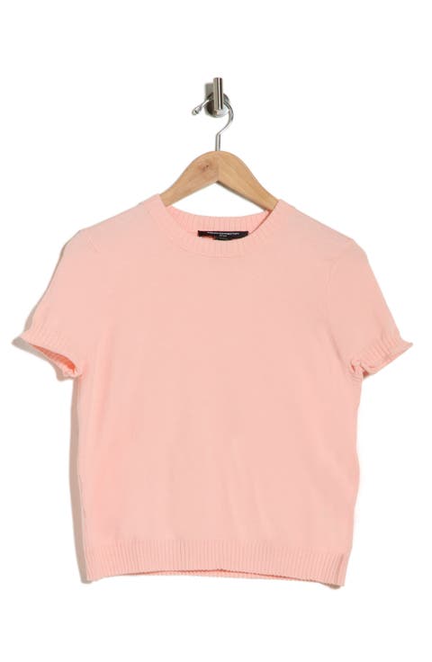 Crewneck Short Sleeve Sweater