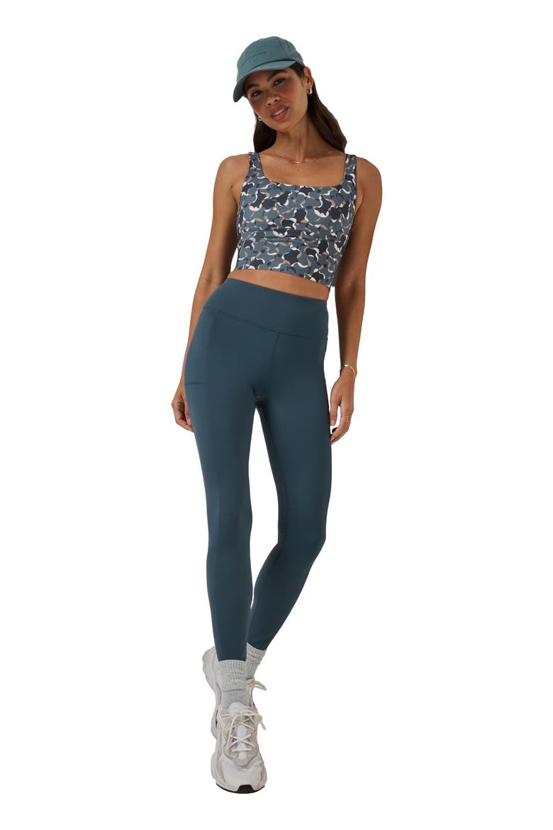 Moveknit Bonded Pocket Leggings, Alternate, color, DARK SLATE