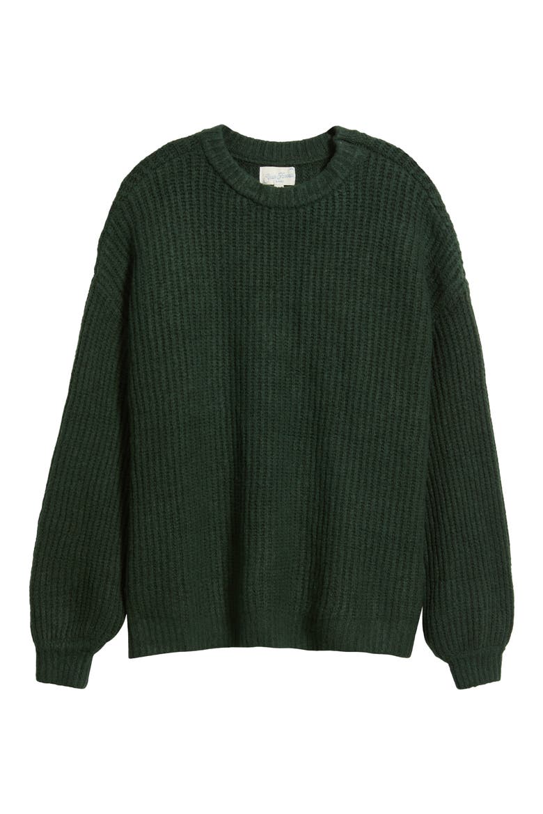 Alexia Oversize Rib Sweater, Alternate, color, GREEN