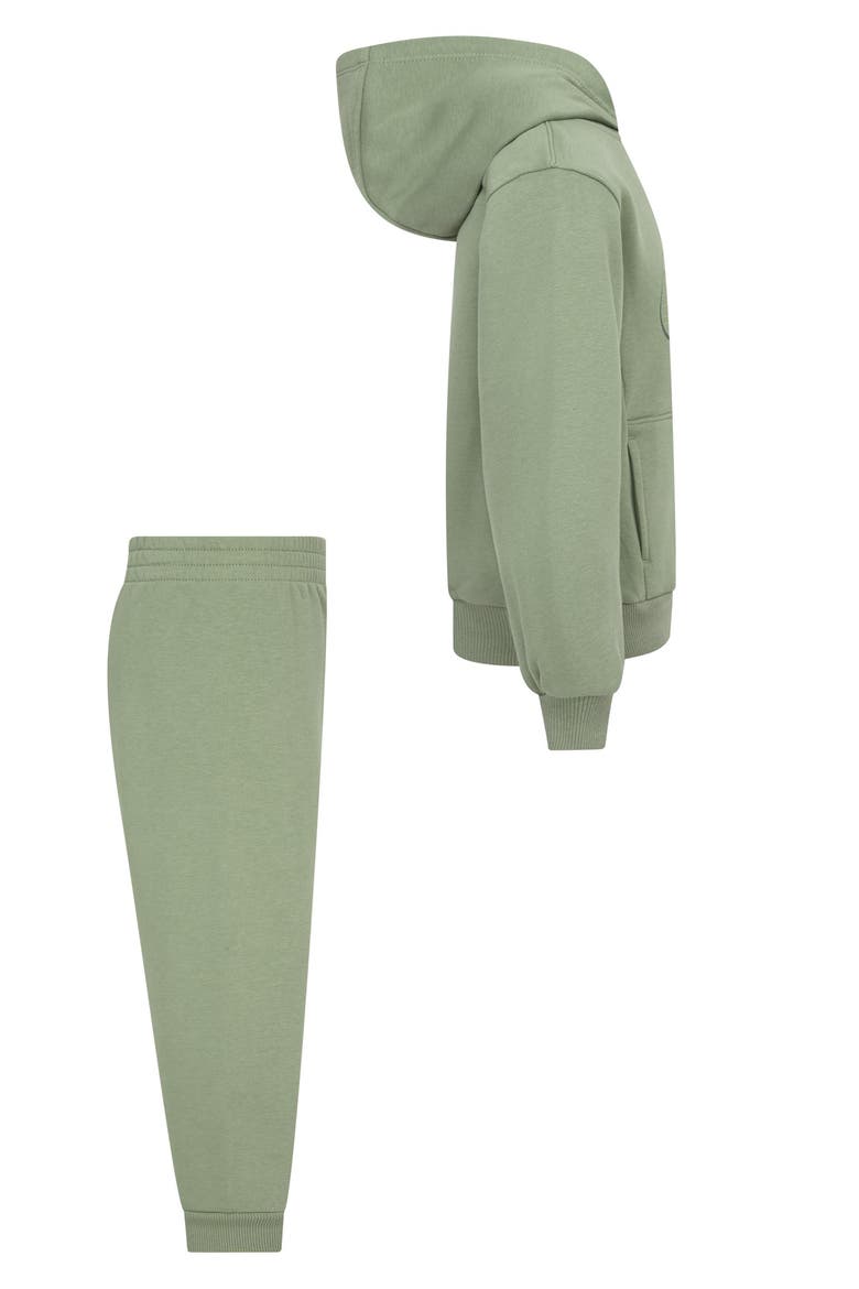 Kids' Futura Wrap Hoodie & Pull-On Pants Set, Alternate, color, OIL GREEN