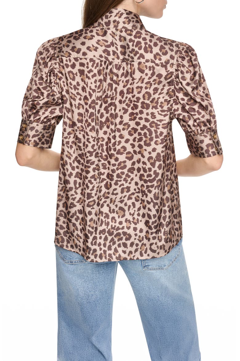 Puff Sleeve Shirt, Alternate, color, NOCTURNL C