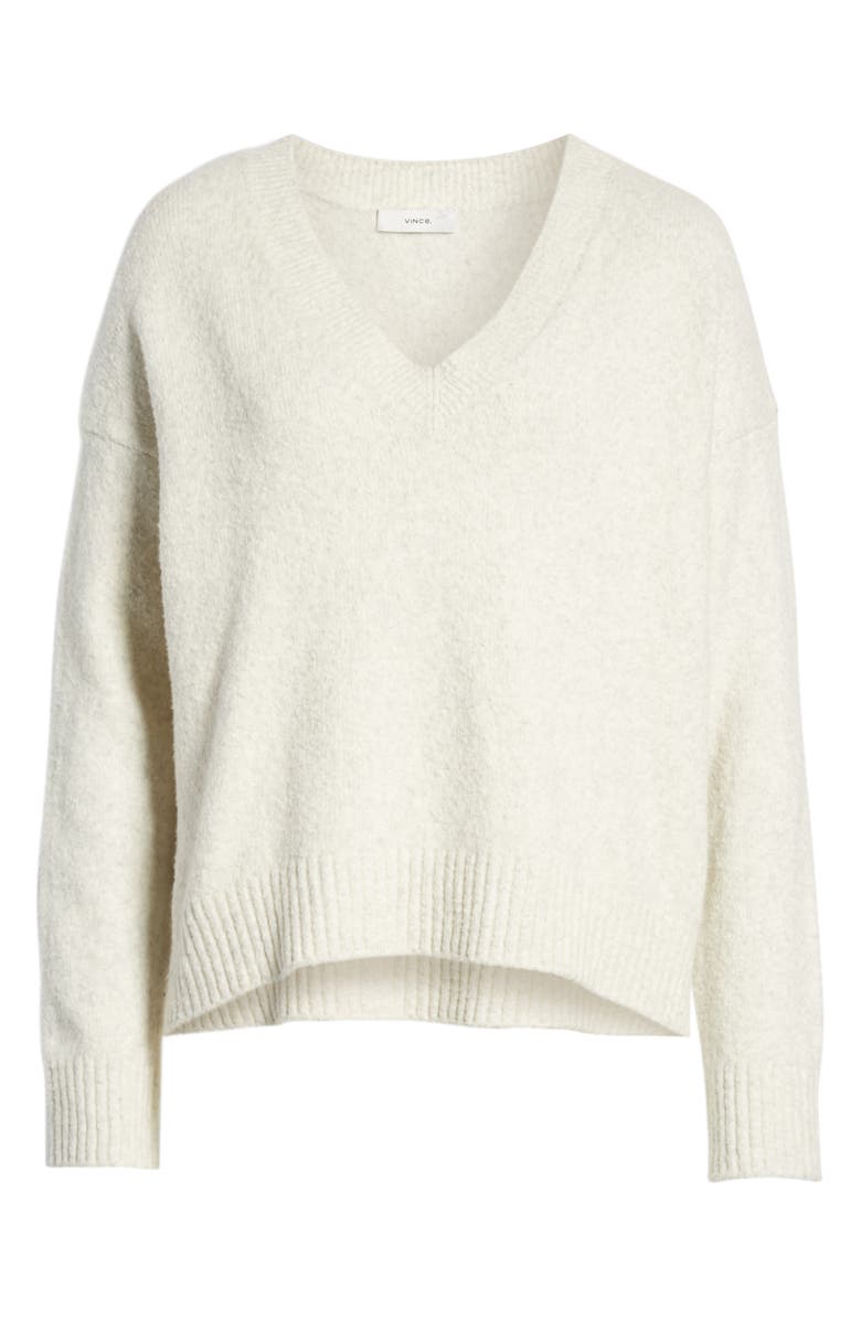 Vince Textured V-Neck Sweater, Alternate, color, 