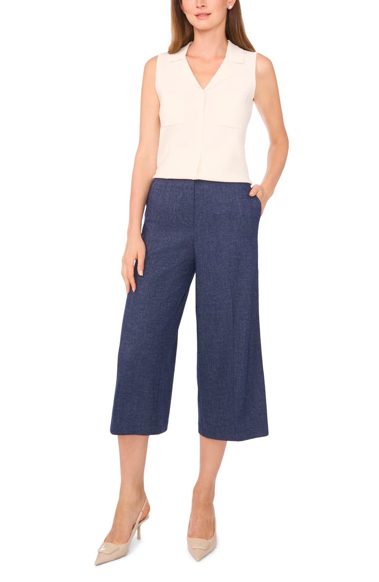 Halogen<sup>®</sup> High Waist Culotte Pants, Alternate, color, Blue Stone