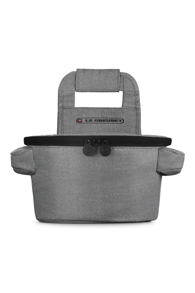 Round Dutch Oven Tote Bag, Alternate, color, NOIR