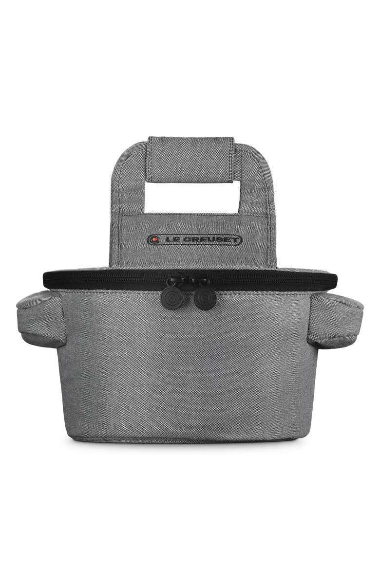 Le Creuset Round Dutch Oven Tote Bag, Alternate, color, Noir