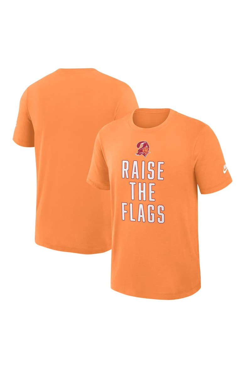 Men's Nike Orange Tampa Bay Buccaneers Direct Handoff Rewind Slub Performance T-Shirt, Alternate, color, Orange