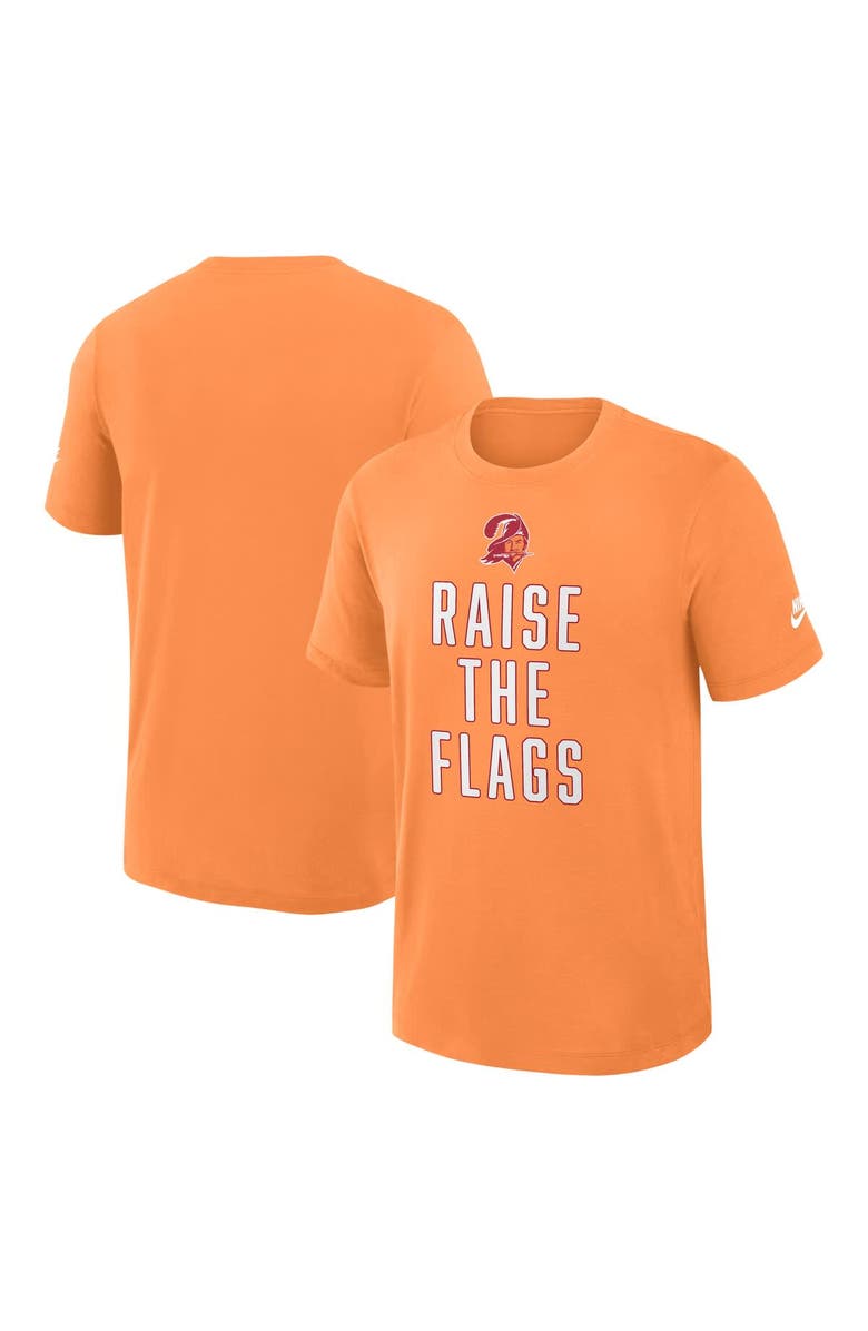 Nike Men's Nike Orange Tampa Bay Buccaneers Direct Handoff Rewind Slub Performance T-Shirt, Alternate, color, Orange