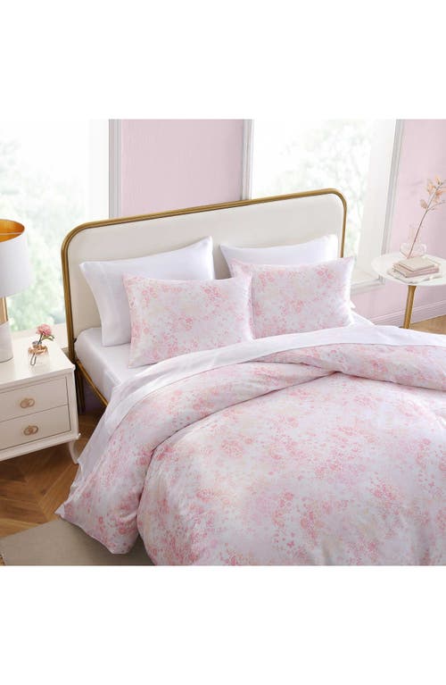 Betsey Johnson Butterfly Garden Duvet Cover & Sham Set In Pink