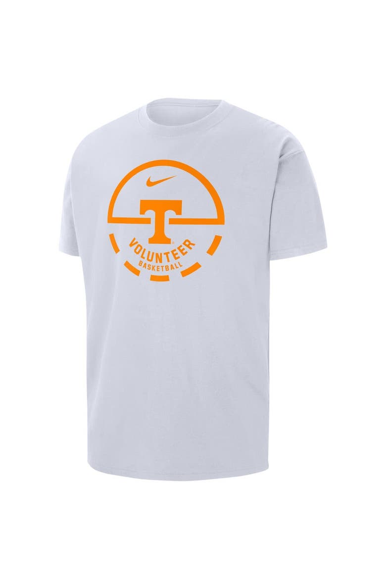 Men's Nike White Tennessee Volunteers Free Throw Basketball T-Shirt, Alternate, color, White
