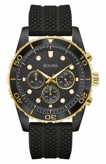 Classic Silicone Strap Watch, 43mm