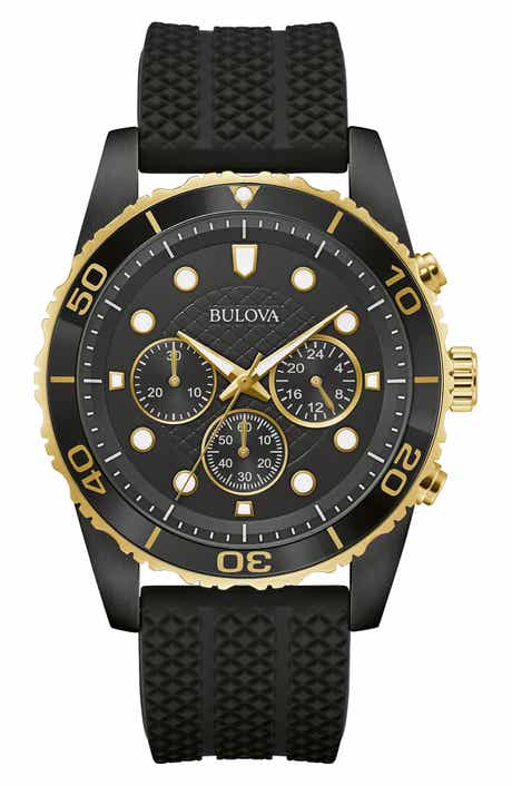 Classic Silicone Strap Watch, 43mm