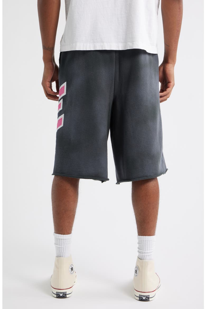 Fireside Sweat Shorts (Nordstrom Exclusive), Alternate, color, WASHED BLACK