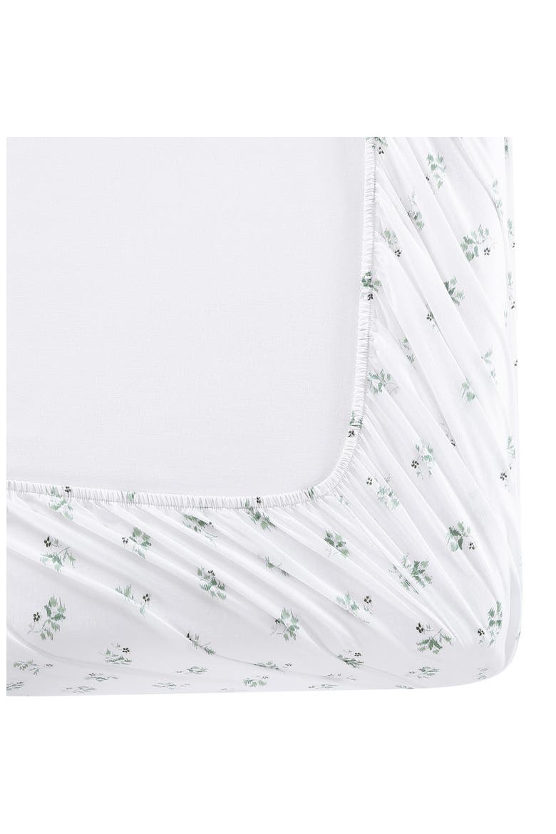 Sketchy Ditsy 200 Thread Count Cotton Percale Sheet Set, Alternate, color, LIGHT PASTEL GREEN