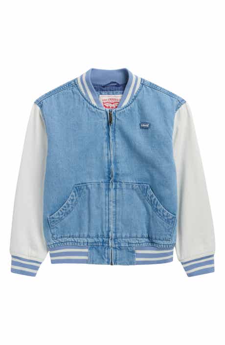 Kids' Denim Bomber Jacket