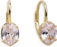 Argento Vivo Sterling Silver Cubic Zirconia Earrings