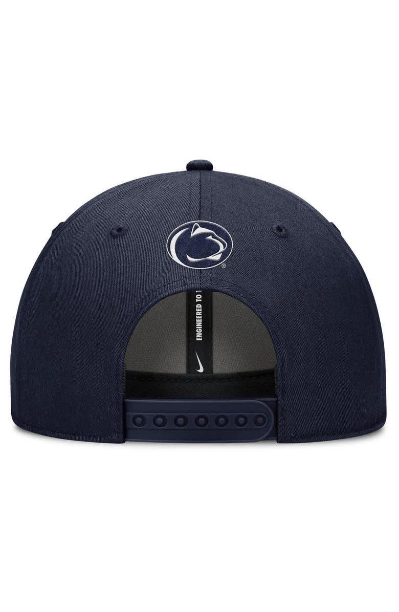 Nike Men's Nike Navy Penn State Nittany Lions Slanted Primetime Rise Performance Adjustable Hat, Alternate, color, Navy