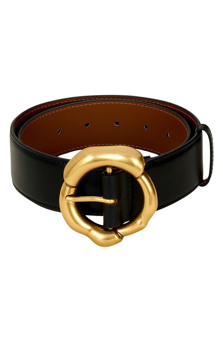 Cult Gaia Meerah Leather Belt, Main, color,