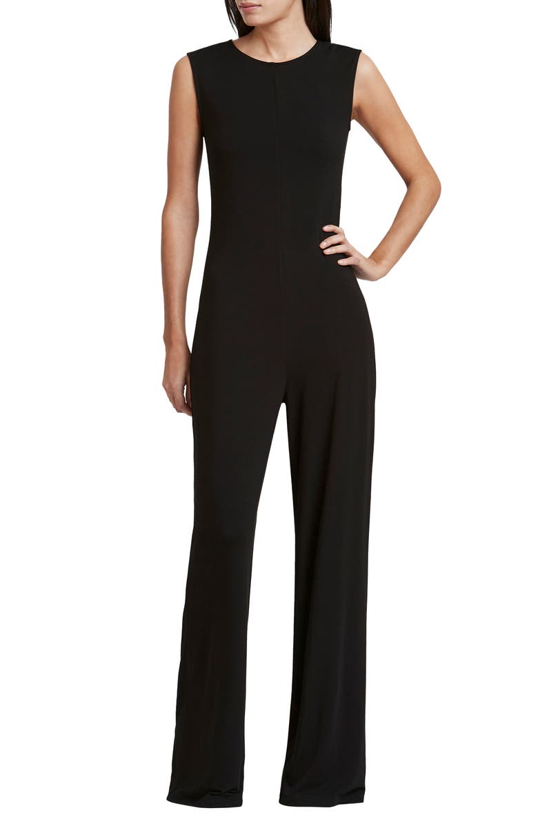 Marcella Whitney Wide Leg Jumpsuit, Main, color, Black