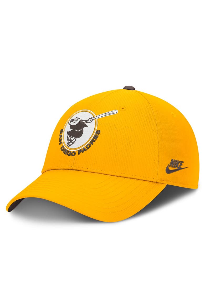 Men's Nike Gold San Diego Padres Cooperstown Club Dri-FIT Adjustable Hat, Main, color, Gold