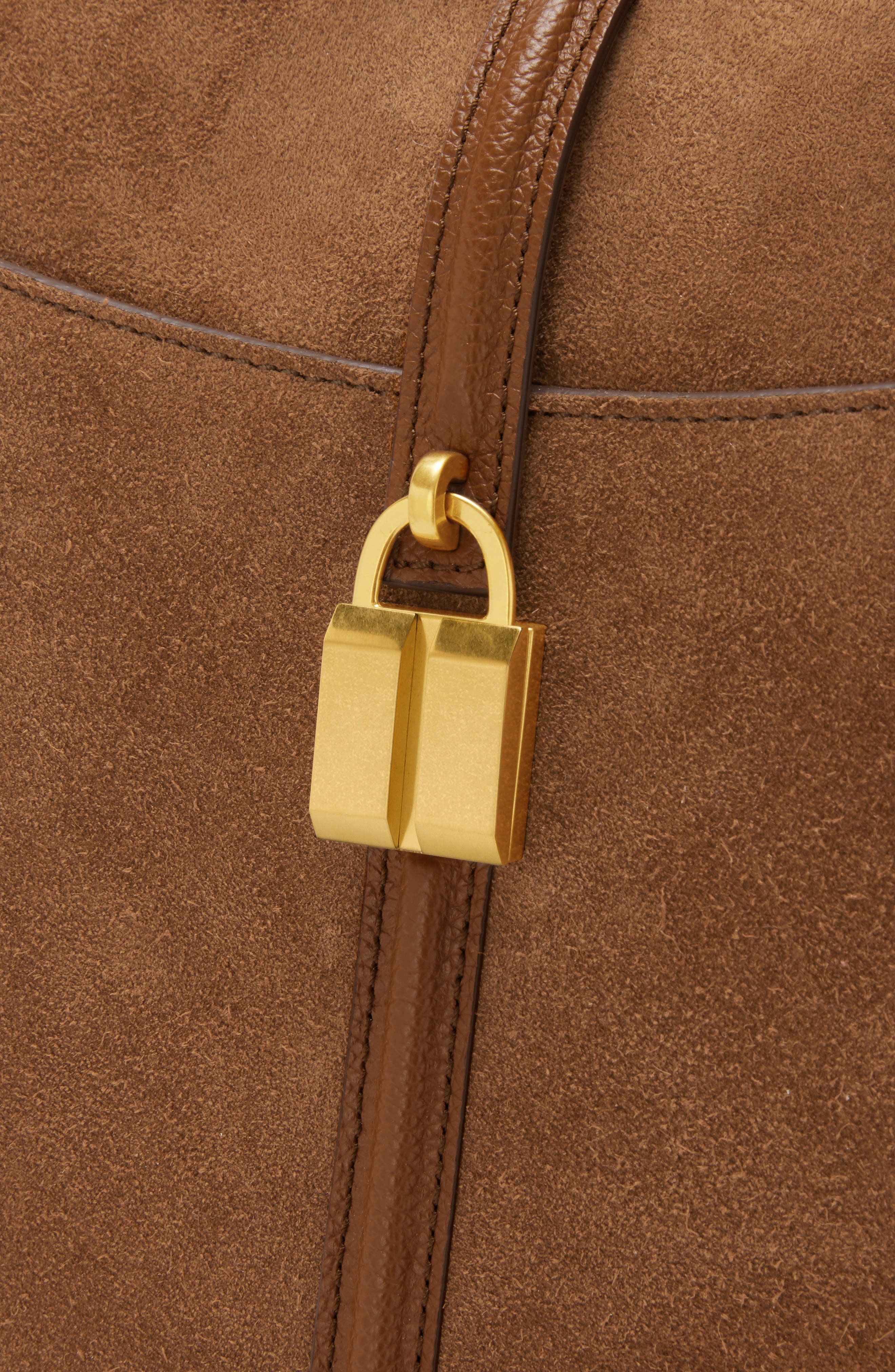 DeMellier Siena Leather Hobo Bag, Alternate, color, Deep Tan