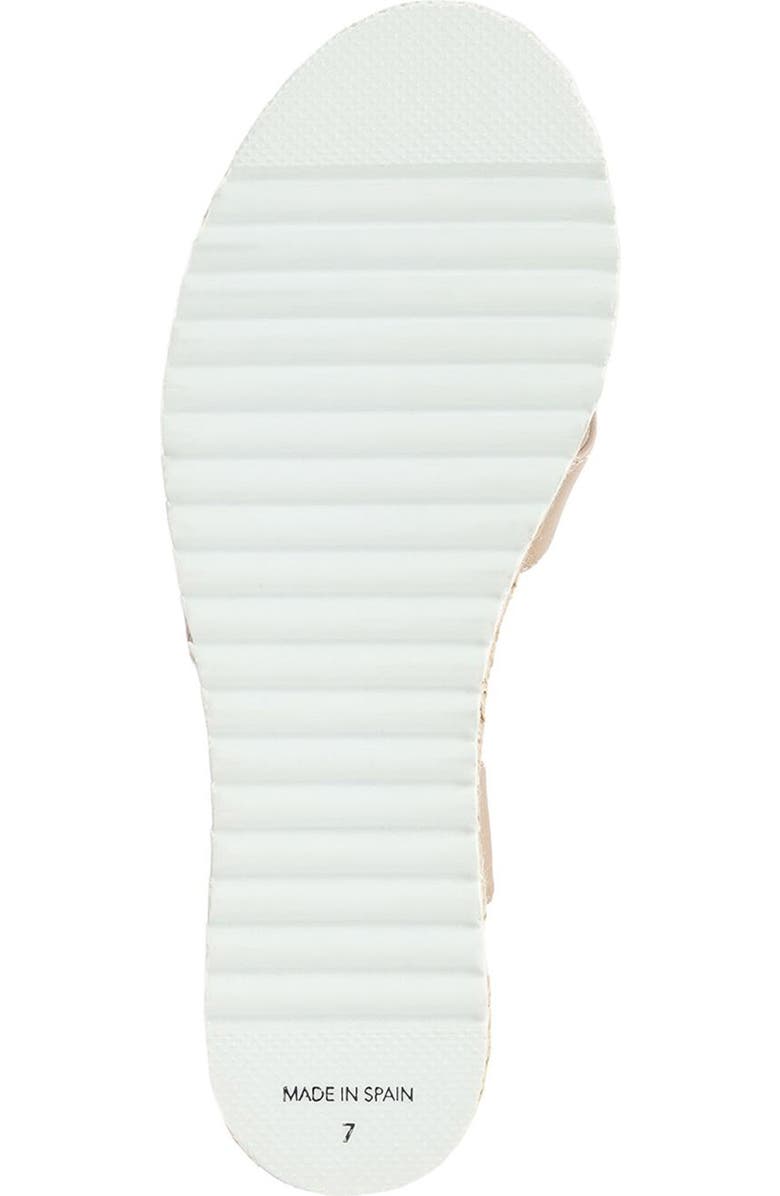 Aquatalia Almeria Weatherproof Slingback Espadrille Platform Wedge Sandal, Alternate, color,