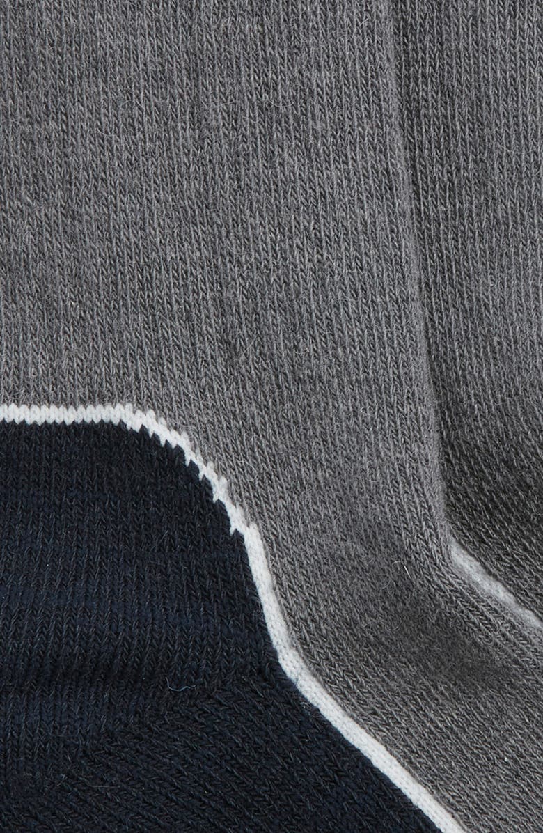 UGG<sup>®</sup> Lockhart Wool Blend Boot Socks, Alternate, color, Charcoal / Tar