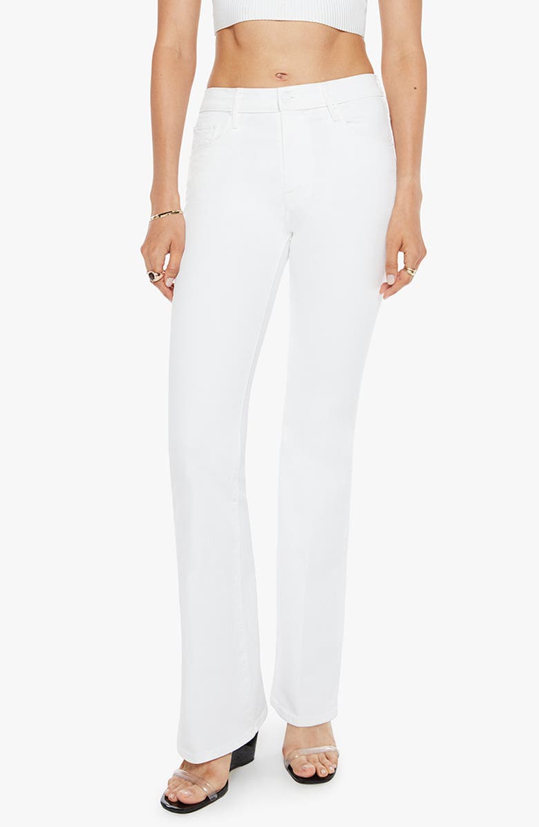 MOTHER High Waist Flare Jeans, Main, color, Totally Innocent