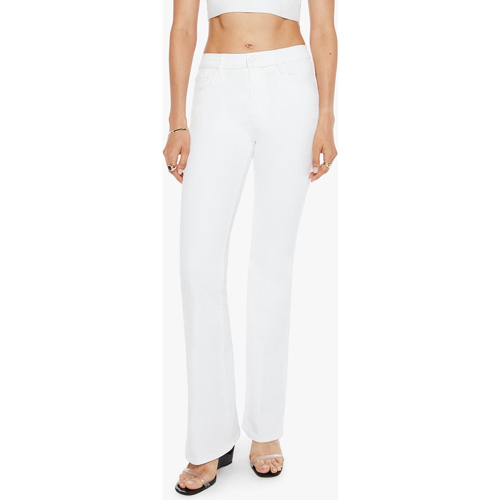 Mother High Waist Flare Jeans In Totally Innocent
