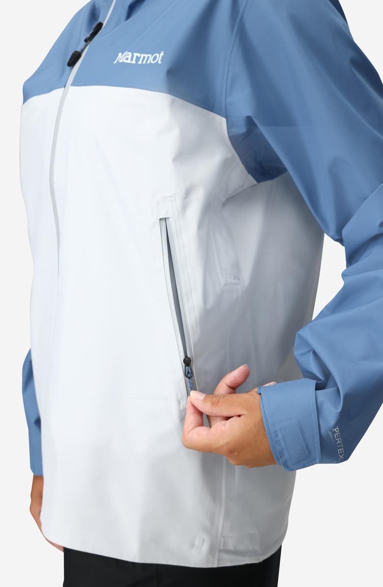 Marmot Minimalist Pertex<sup>®</sup> Waterproof Hooded Jacket, Alternate, color, Rain Cloud/ Vapor