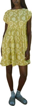 Ace & Jig Float Slit-neck Mini Dress