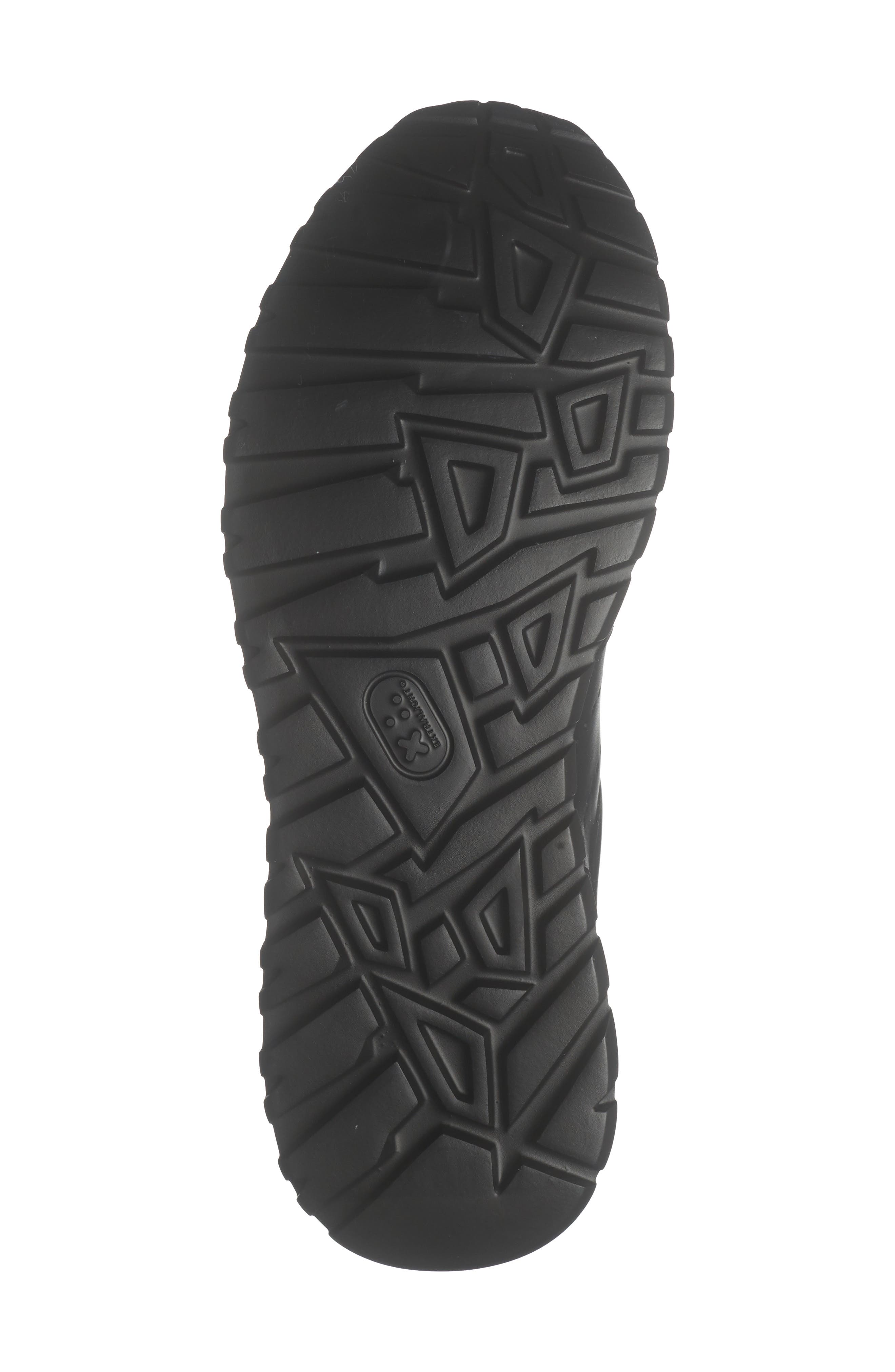 Magnanni Fado Leather Sneaker, Alternate, color, Black/ Black